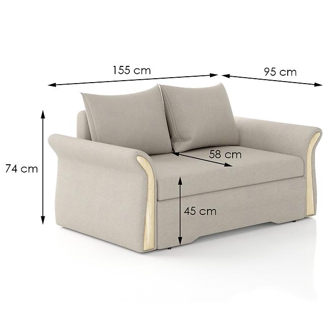 Kanapé Nata Fantasy Velvet 312