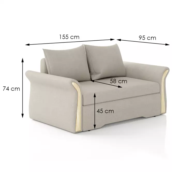 Kanapé Nata Fantasy Velvet 312,5