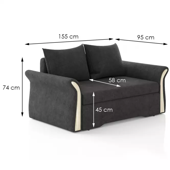 Kanapé Nata Fantasy Velvet 315