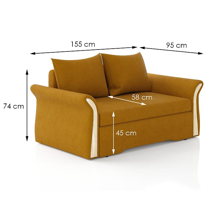 Kanapé Nata Fantasy Velvet 319