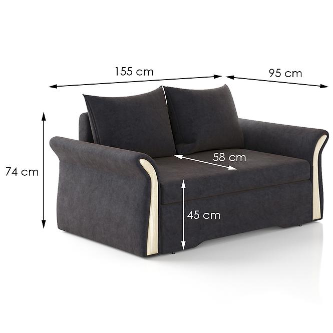 Kanapé Nata Fantasy Velvet 323