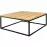Dohányzóasztal Lennox 85x85x36 Természetes  /kov