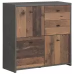 Komód Best Chest Old Wood Vin/Konkrét