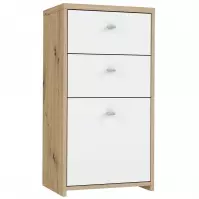Komód Best Chest tölgy Artisan/fehér