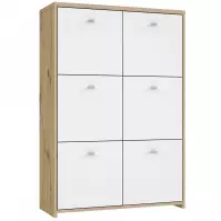 Komód Best Chest tölgy Artisan/fehér