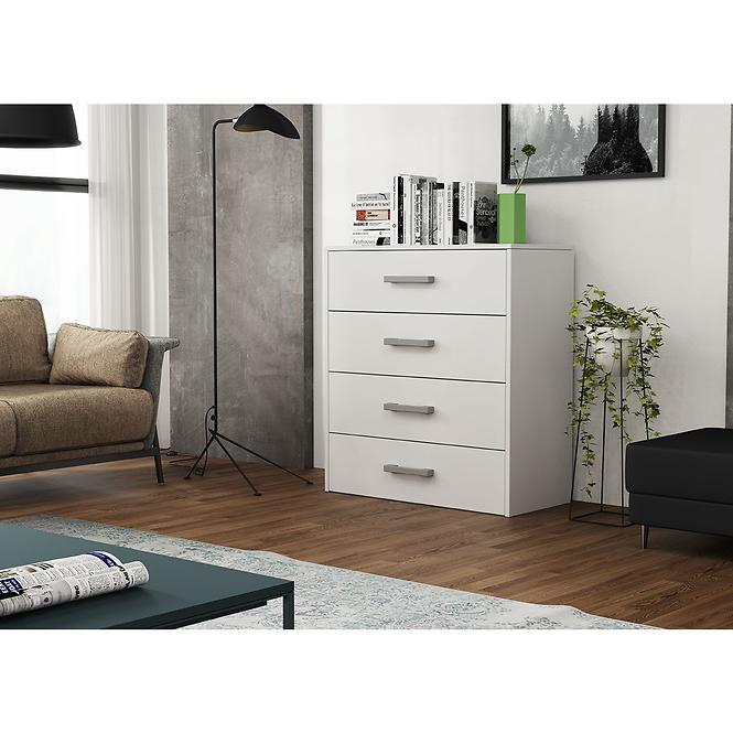 Komód Scala 4S fehér,3