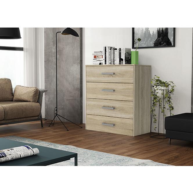 Komód Scala 4S Sonoma,3