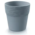 Virágcserép Furu Round - Világos szürke
