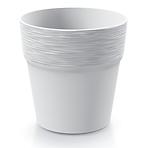 Virágcserép Furu Round - Fehér