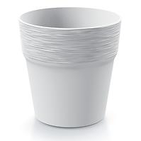 Virágcserép Furu Round - Fehér