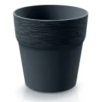 Virágcserép Furu Round - Antracit