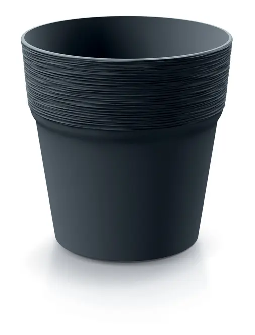 Virágcserép Furu Round - Antracit