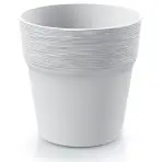 Virágcserép Furu Round - Fehér