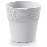 Virágcserép Furu Round - Fehér