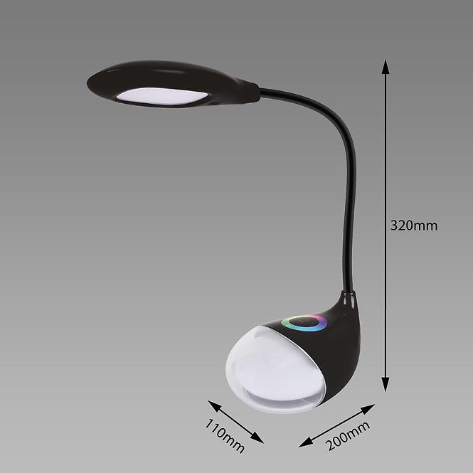 Lámpa Boa LED Black RGB 04001 LB1
