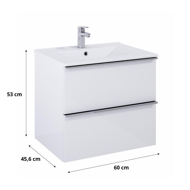 Fürdőszoba szett Merkado 60 2S fehér,2