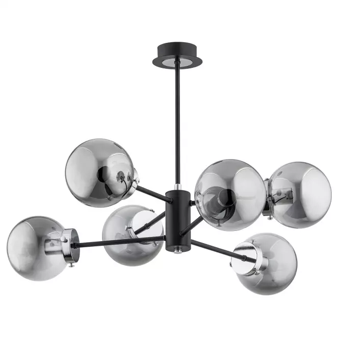 Lámpa Krab black 62117 LW6