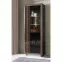 Vitrin Achacy 197x73,3  tölgy nemes / fekete fényes,8