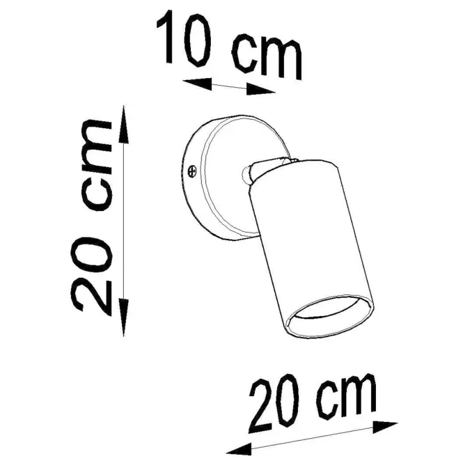 Fali lámpa Rinne természetes fa,3