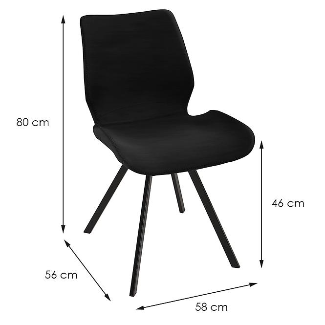 Szék Quebec 80112a Black,2