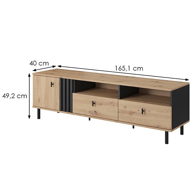 MADIS RTV 165 B Tölgy Artisan/Antracit,2