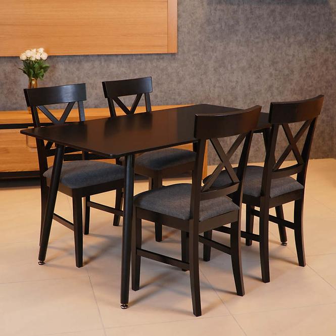 Asztal Bergen 140CM fekete,3