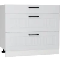 Konyhaszekrény Irma D90pc S/3 Világosszürke mat