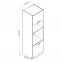 Konyhaszekrény Irma D60pk Mv 2133 Pl Fehér borsó Mat,2
