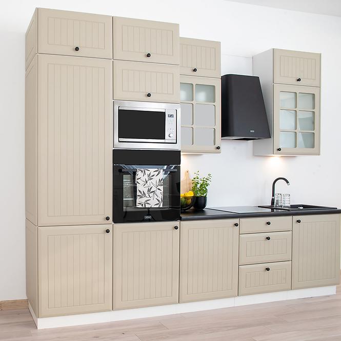 Konyhaszekrény Irma W60/68 Slim Pl Z Paraelszivo Ezüst C