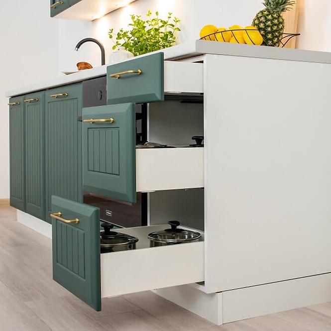 Konyhaszekrény Irma W60/68 Slim Pl Z Paraelszivo Ezüst Z