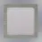 LED panelblokk 18W 4200K négyzet alakú króm