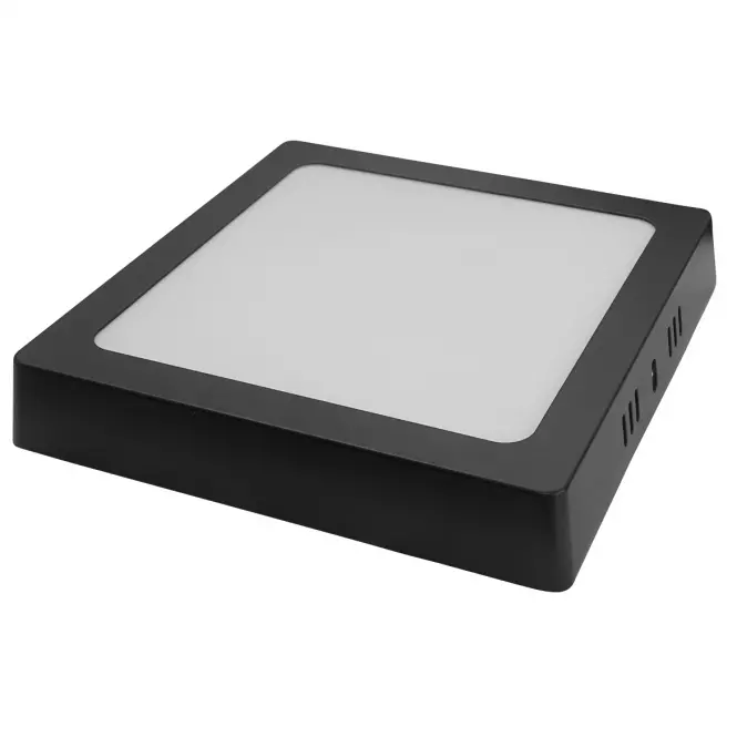 LED Panel Block 24W 4200K Négyzet Fekete,3