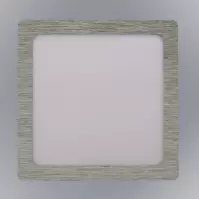 LED panelblokk 6W 4200K négyzet alakú króm