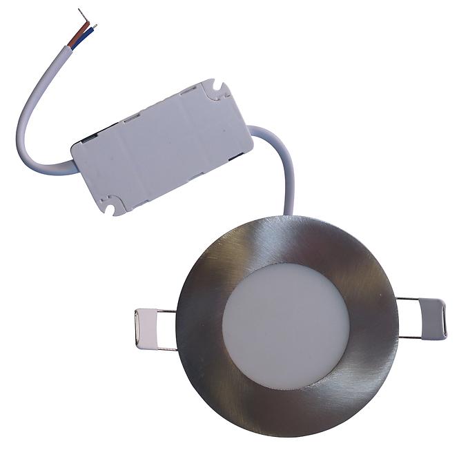 CIRCLE LED panel 12W 4200K kerek króm