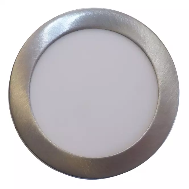 LED gyűrűs panel 12W 4200K kerek króm,2