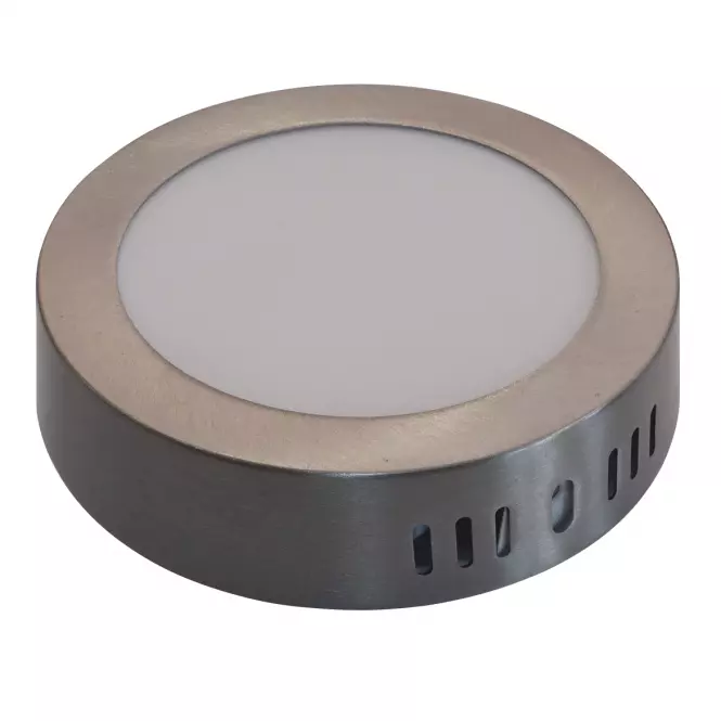 LED gyűrűs panel 24W 4200K kerek króm