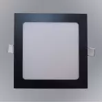 LED panel SQUARE 12W 4200K fekete négyzet
