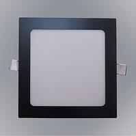 LED panel SQUARE 18W 4200K fekete négyzet
