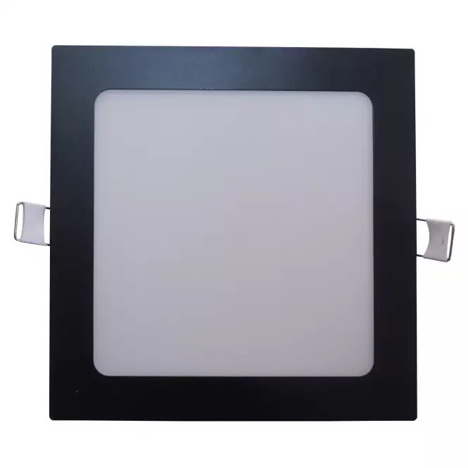 LED panel SQUARE 18W 4200K fekete négyzet,2
