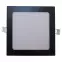 LED panel SQUARE 18W 4200K fekete négyzet,2