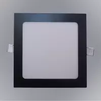 LED panel SQUARE 3W 4200K fekete négyzet