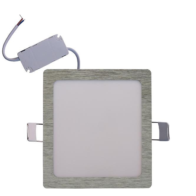 LED panel SQUARE 9W 4200K négyzet króm