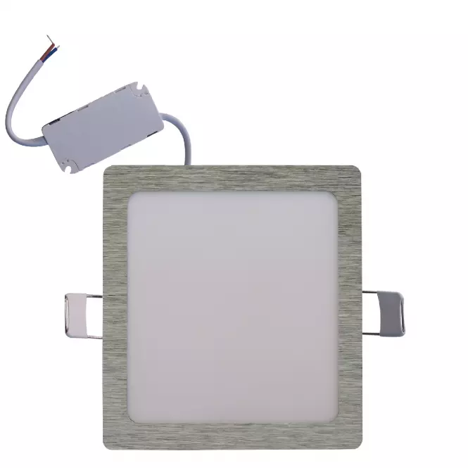LED panel SQUARE 9W 4200K négyzet króm,3