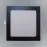 LED panel SQUARE 9W 4200K fekete négyzet