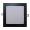 LED panel SQUARE 9W 4200K fekete négyzet,2