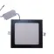 LED panel SQUARE 9W 4200K fekete négyzet,3