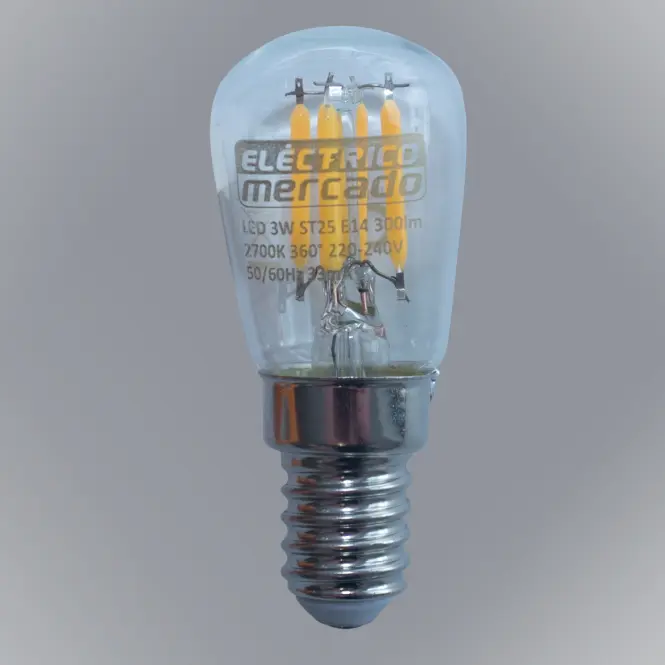 FL ST25 3W / 300LM E14 230V 2700K átlátszó izzó