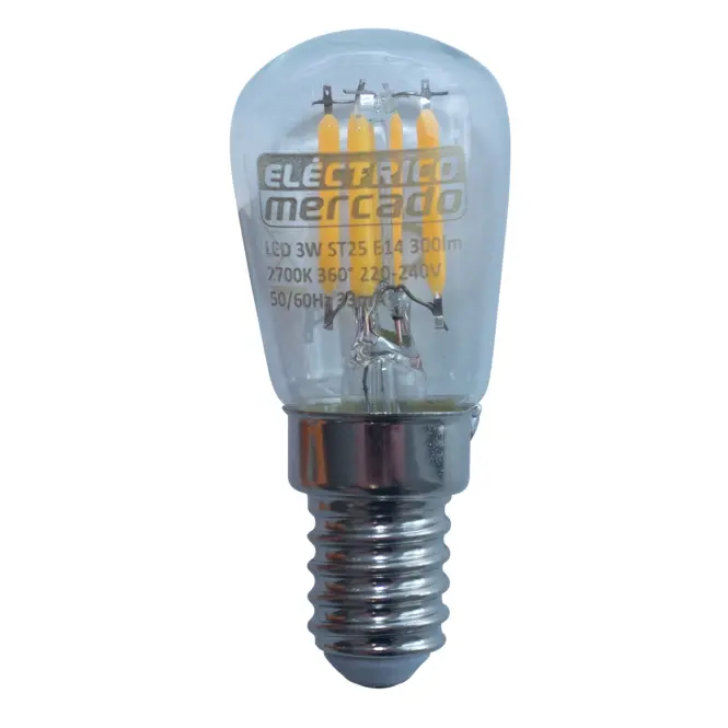 FL ST25 3W / 300LM E14 230V 2700K átlátszó izzó