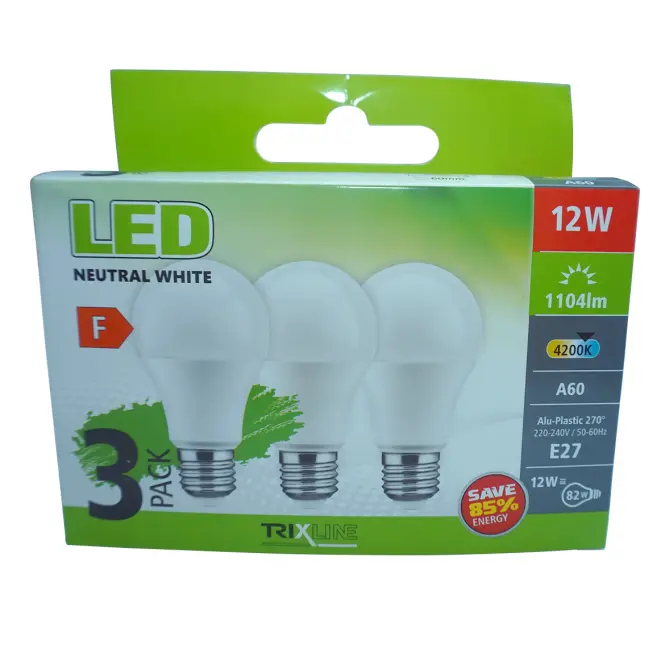 IZZÓK BC TR 12W A60 E27 4200K 3CSOMAG,3