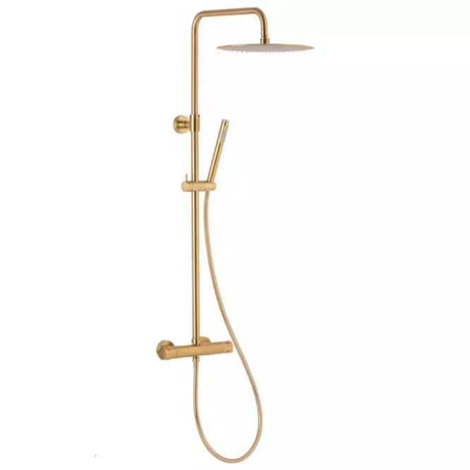 Zuhanygarnitúra Moza Gold Premium termosztatikus csapteleppel